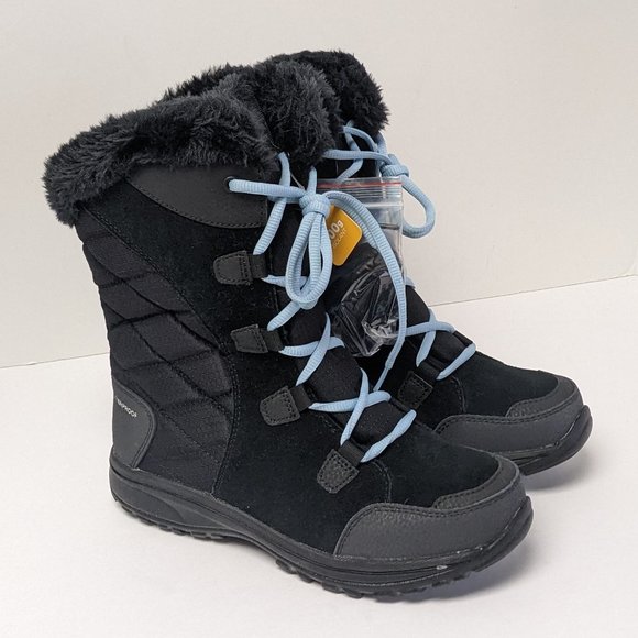 Columbia Shoes - Columbia Ice Maiden II Waterproof Winter Boots, Black, Women's 7 M